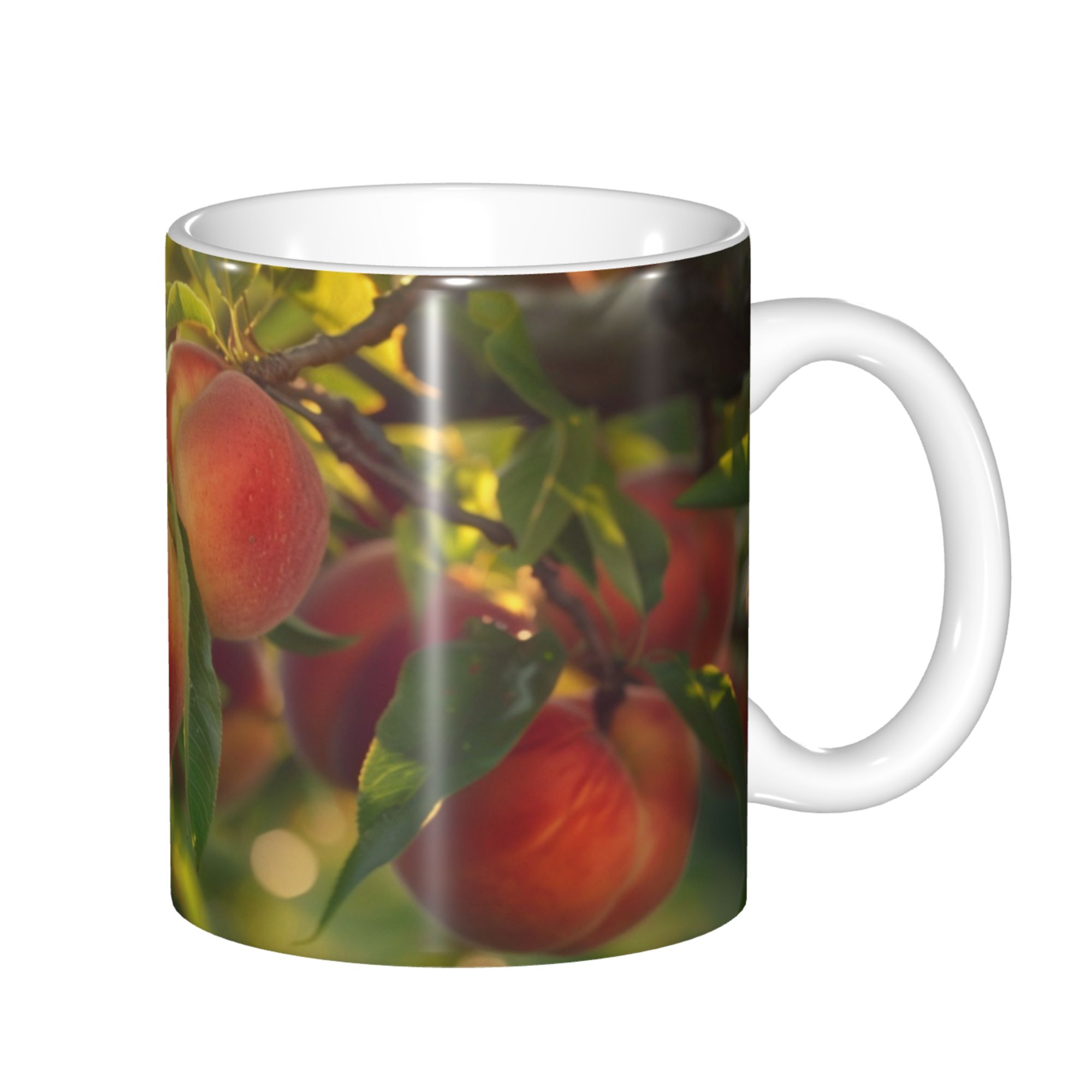 peach-pattern-ceramic-mug