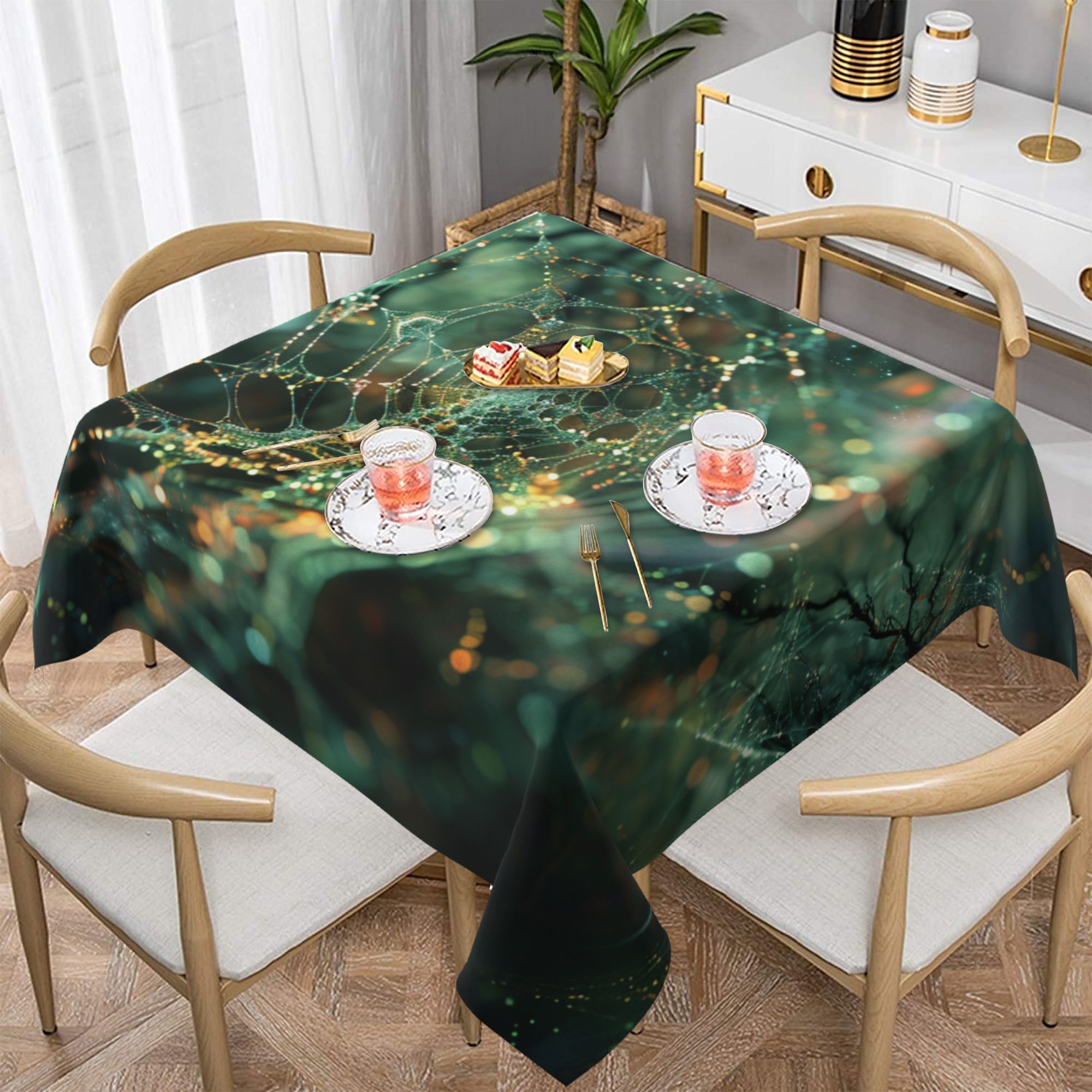 forest-light-and-shadow-pattern-waterproof-square-tablecloth